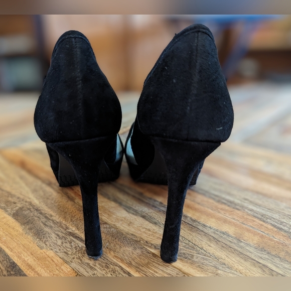 Levity suede and mesh Maryjane pumps size 6 worn once to a wedding very comfy - Picture 3 of 4